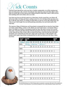 Kick Counts Worksheet