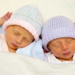 Twin girl preemies