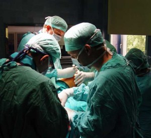 Surgeons in the OR