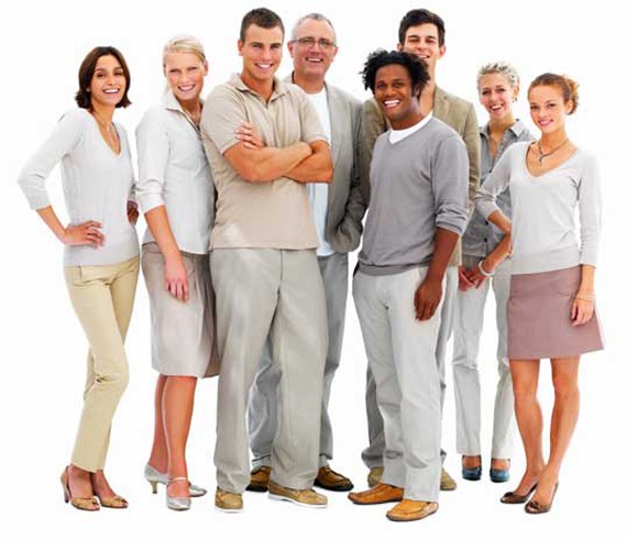 Group of healthy people