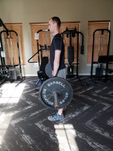 straight leg deadlift up